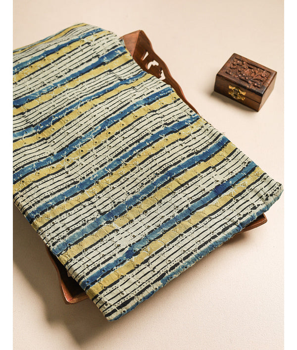 Pure Cotton Ajrakh hakoba fabric