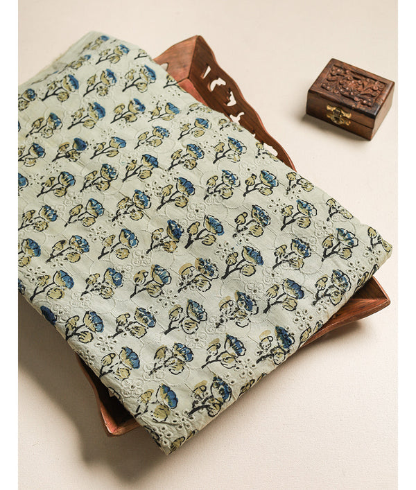 Pure Cotton Ajrakh hakoba fabric