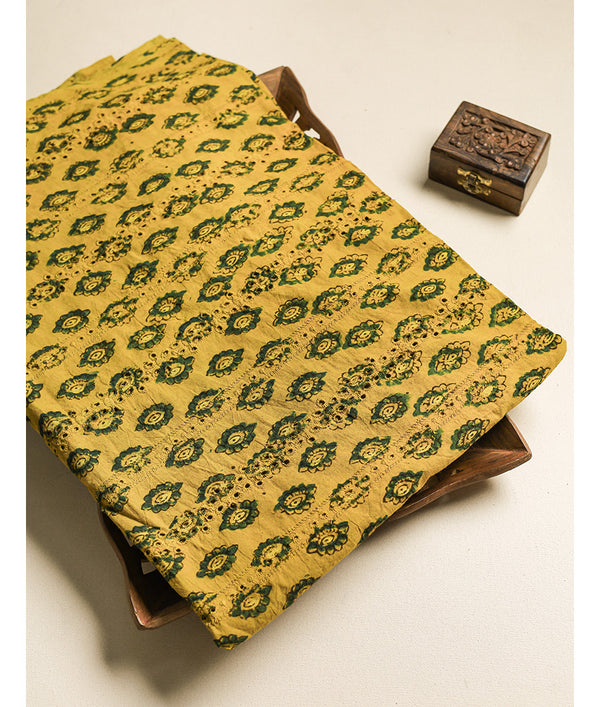 Pure Cotton Ajrakh hakoba fabric