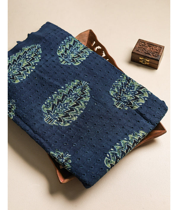 Pure Cotton Ajrakh hakoba fabric