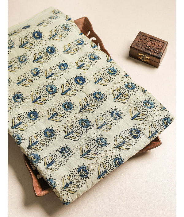 Pure Cotton Ajrakh hakoba fabric