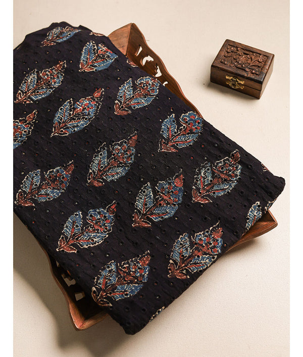 Pure Cotton Ajrakh hakoba fabric