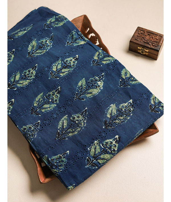Pure Cotton Ajrakh hakoba fabric