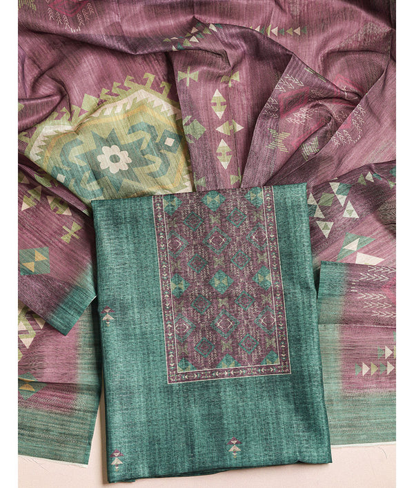 BOHO SILK 2 PIECES SUIT SET