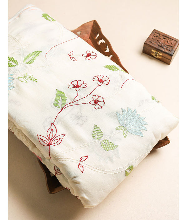 LINEN EMBROIDERED FABRIC