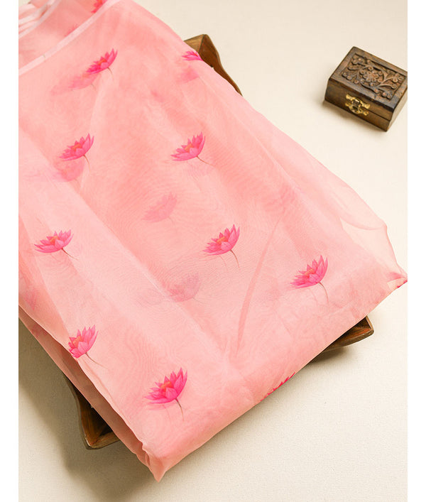 ORGANZA DIGITAL PRINTED FABRIC