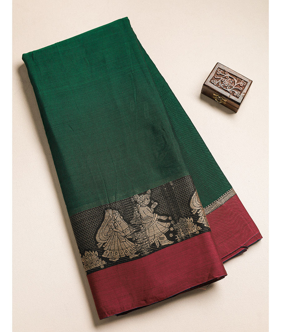 HANDLOOM NARAYANPET BORDER FABRIC