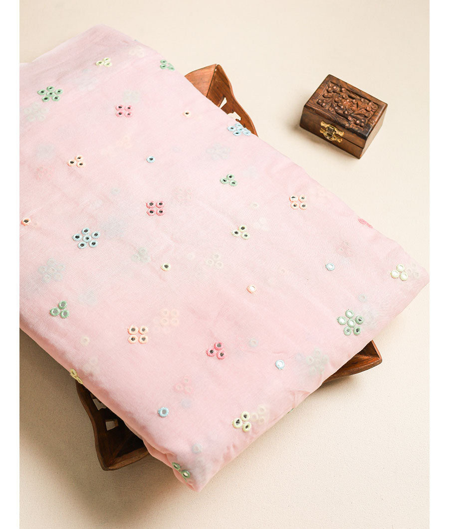 MULCHANDERI MIRROR WORK FABRIC