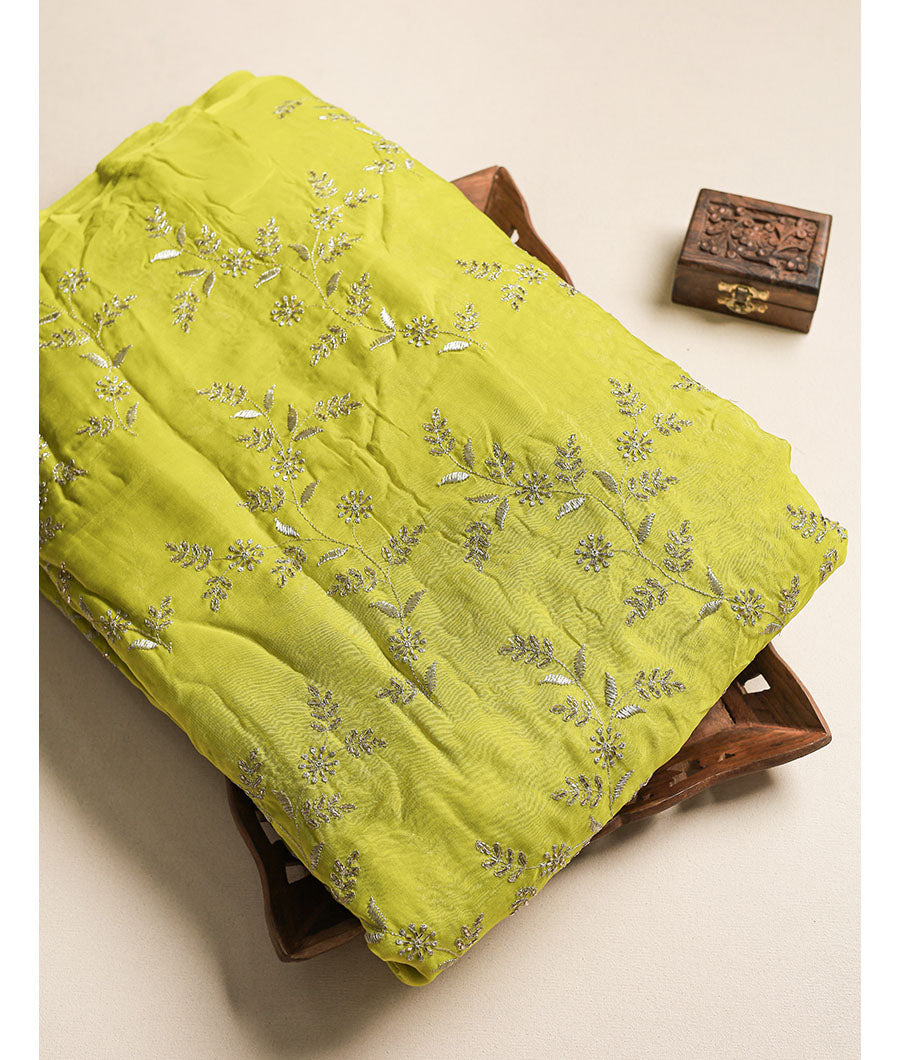 Organza embroidered