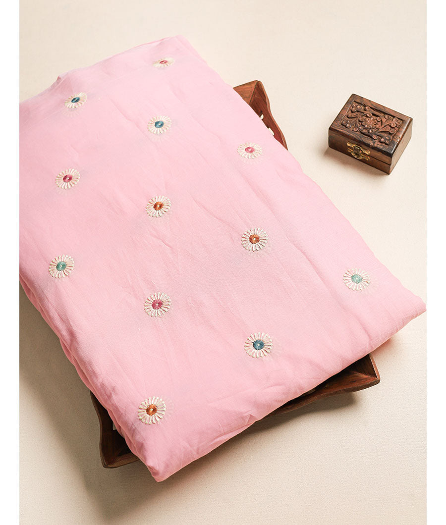 COTTON EMBROIDERED FABRIC