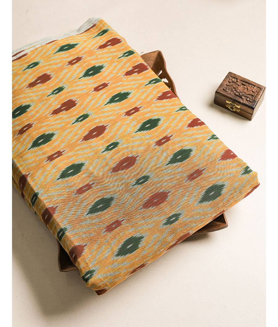 Pure double cotton Ikat