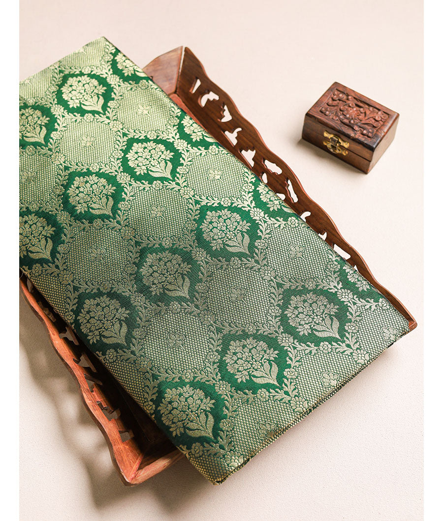 Pure Silk Banaras Katan fabric