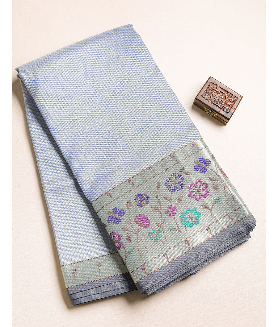 KOTA TISSUE PAITHANI BORDERED FABRIC