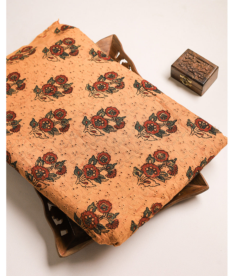 Pure Cotton Ajrakh hakoba fabric