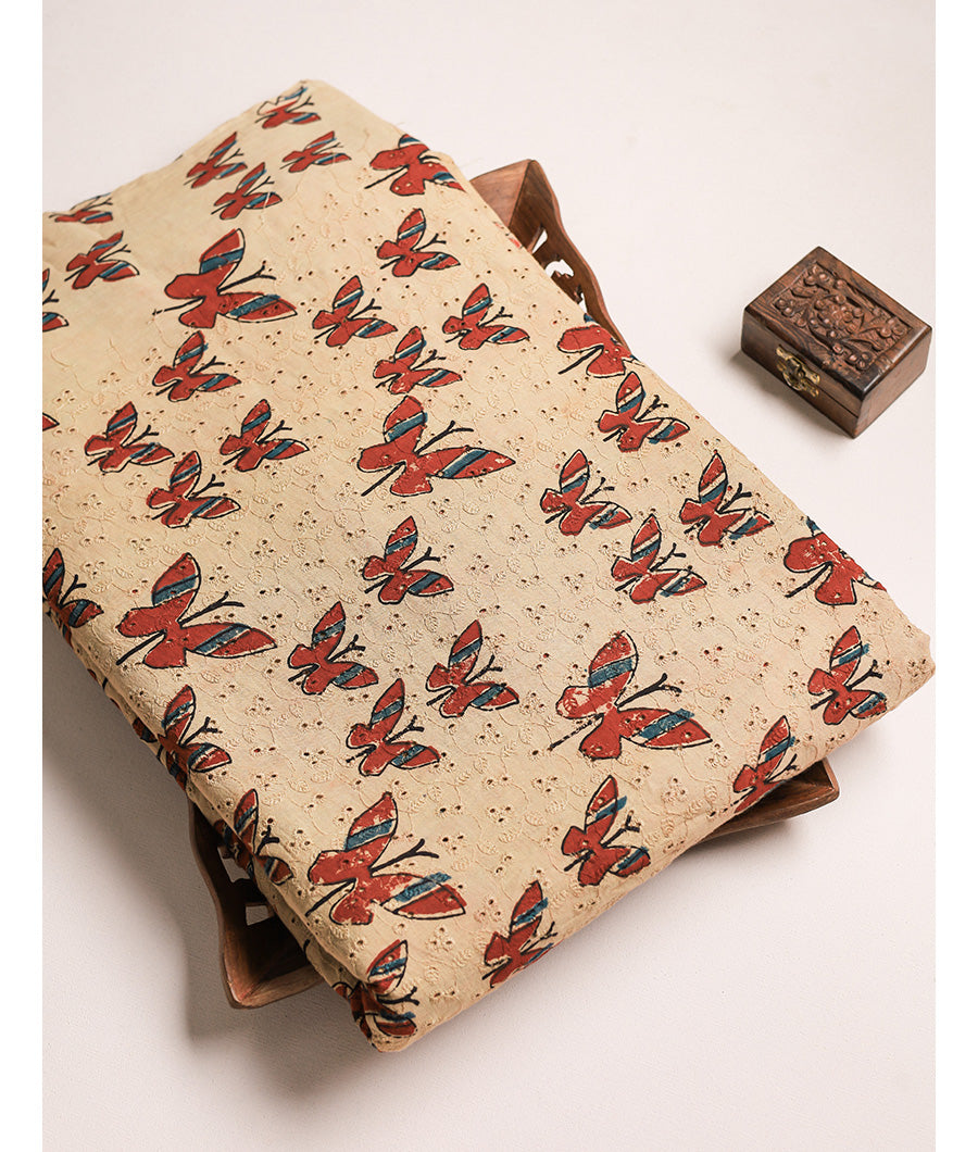 Pure Cotton Ajrakh hakoba fabric