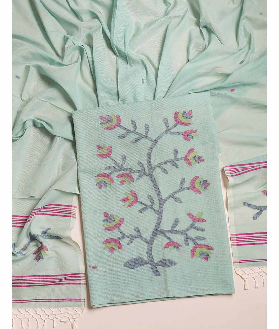 PURE COTTON JAMDHANI SUIT SET