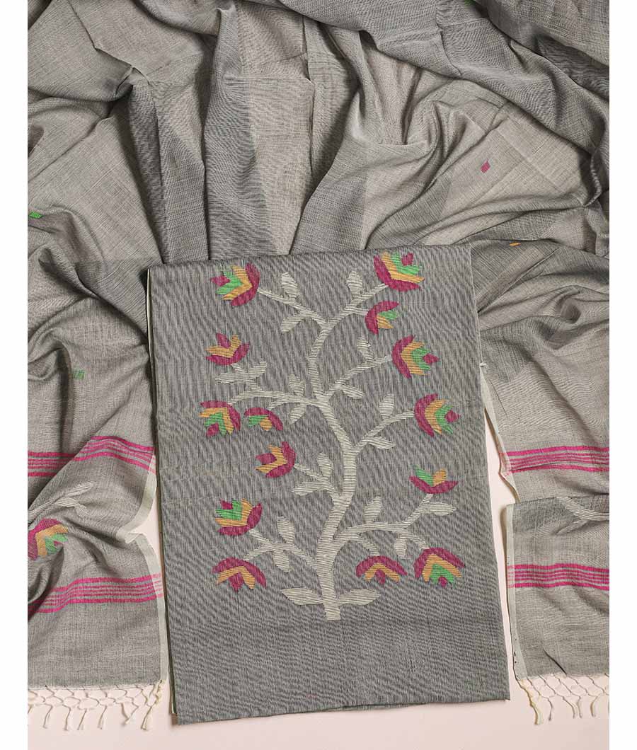 PURE COTTON JAMDHANI SUIT SET
