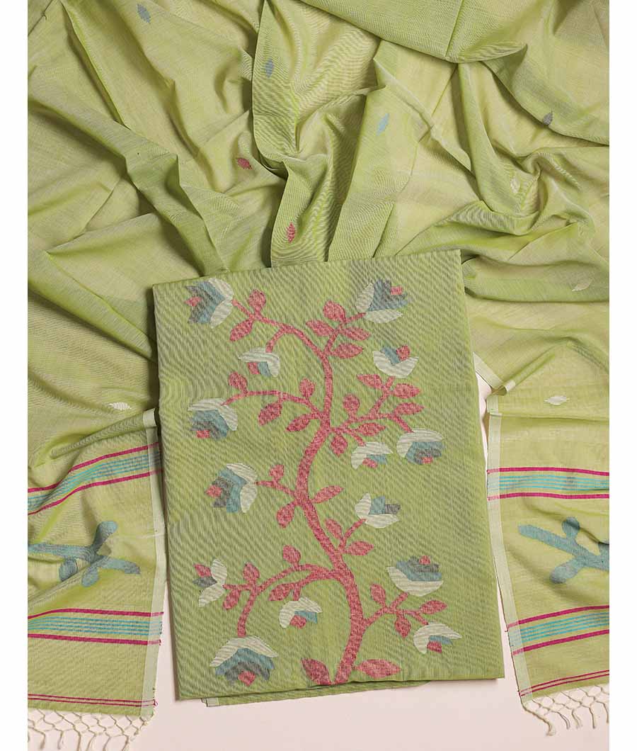 PURE COTTON JAMDHANI SUIT SET