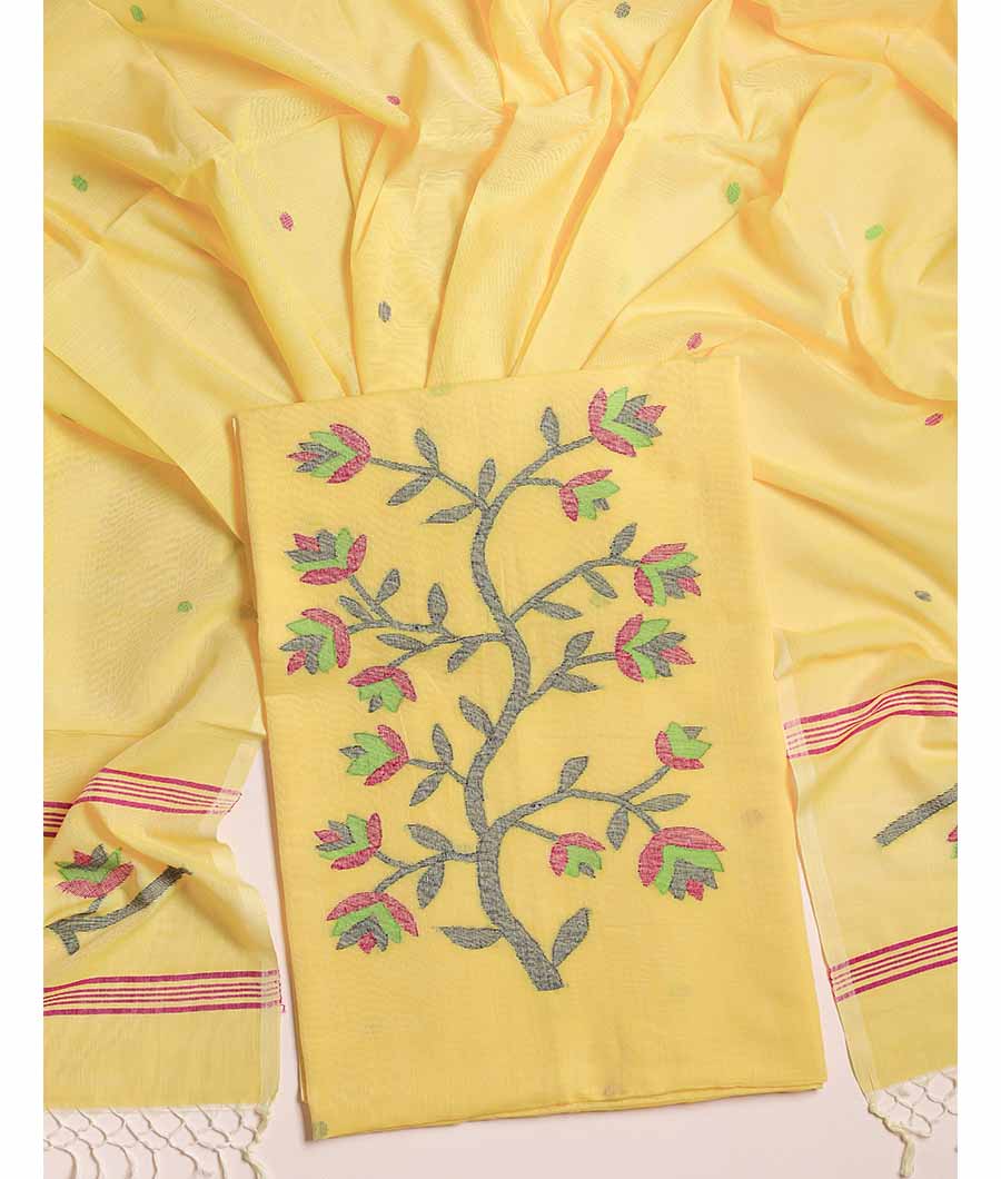 PURE COTTON JAMDHANI SUIT SET