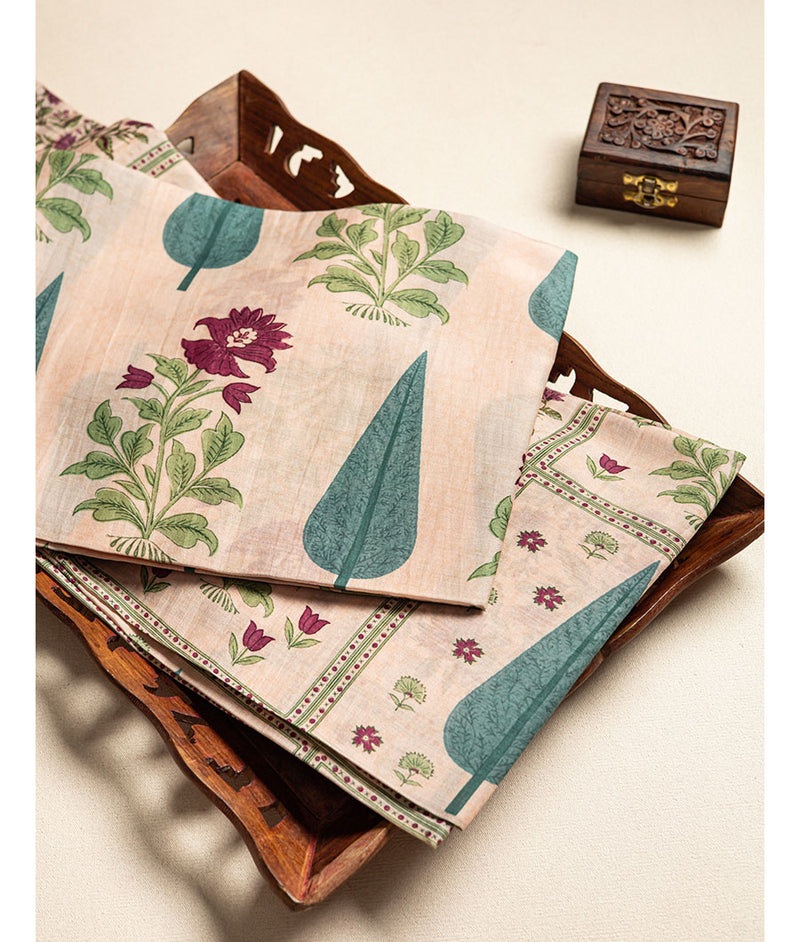 Pure malai chanderi mix and match