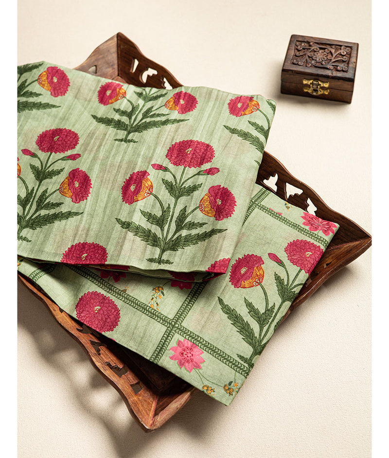 Pure malai chanderi mix and match