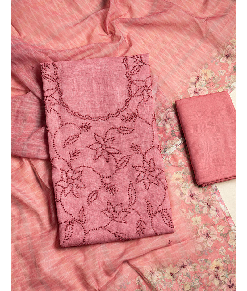 Semi Linen Suit Set