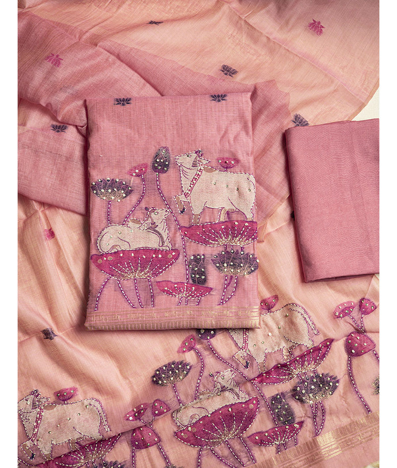 CHANDERI PICHWAI  SUIT SET