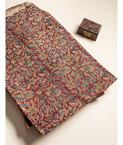 pure Kota hand block printed kalamkari fabric