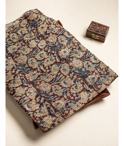 pure Kota hand block printed kalamkari fabric
