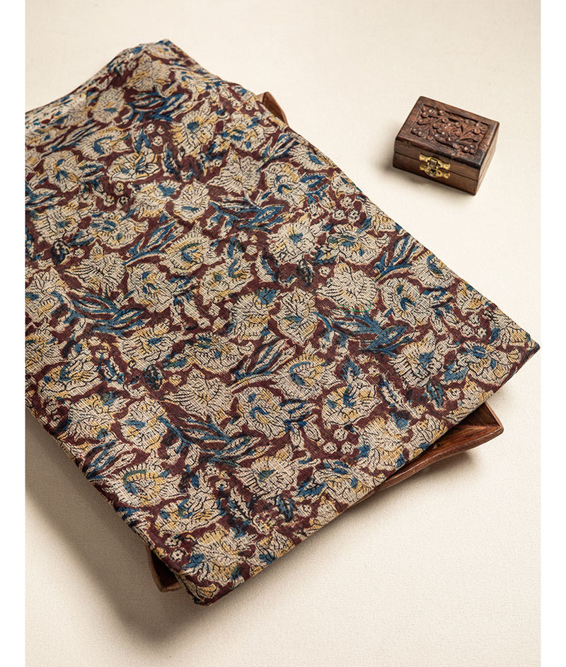 pure Kota hand block printed kalamkari fabric