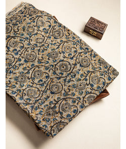 pure Kota hand block printed kalamkari fabric