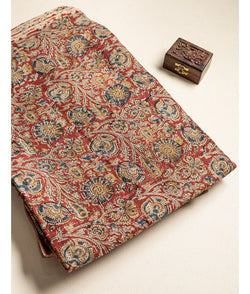 pure Kota hand block printed kalamkari fabric