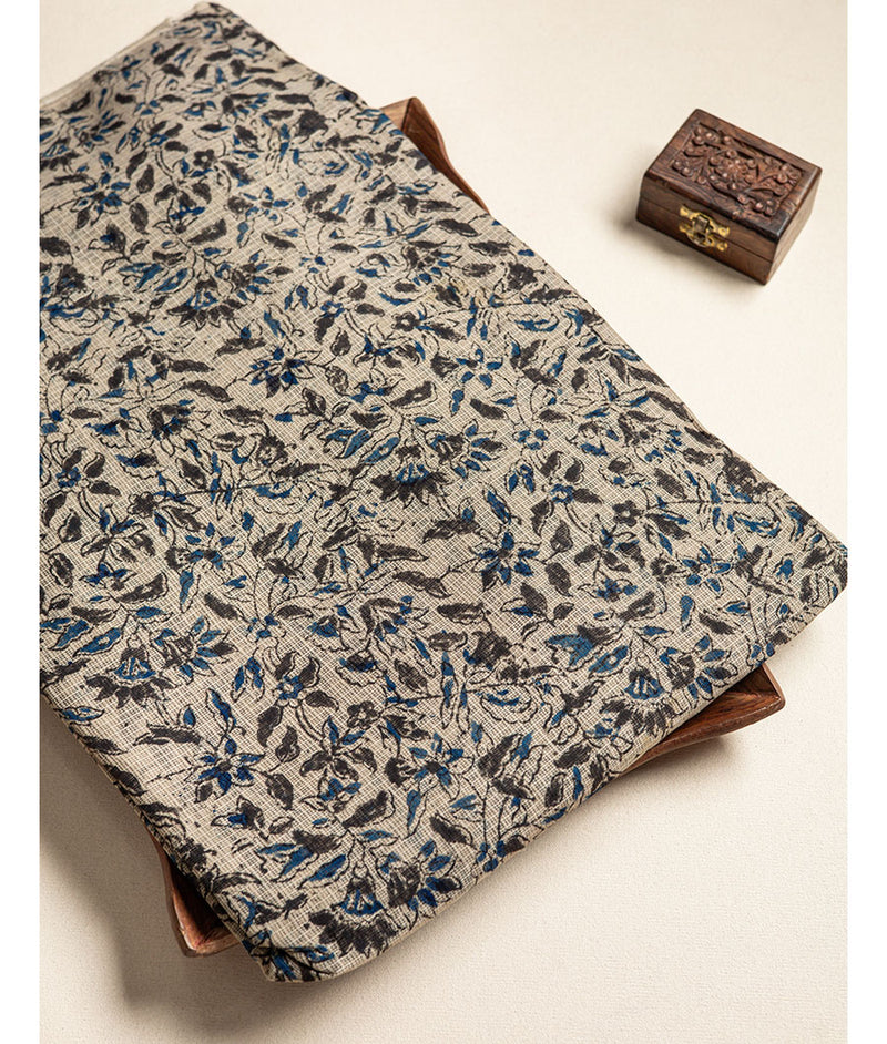 pure Kota hand block printed kalamkari fabric