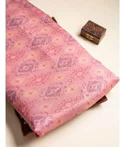 SOFT SILK IKAT DIGITAL PRINTED FABRIC