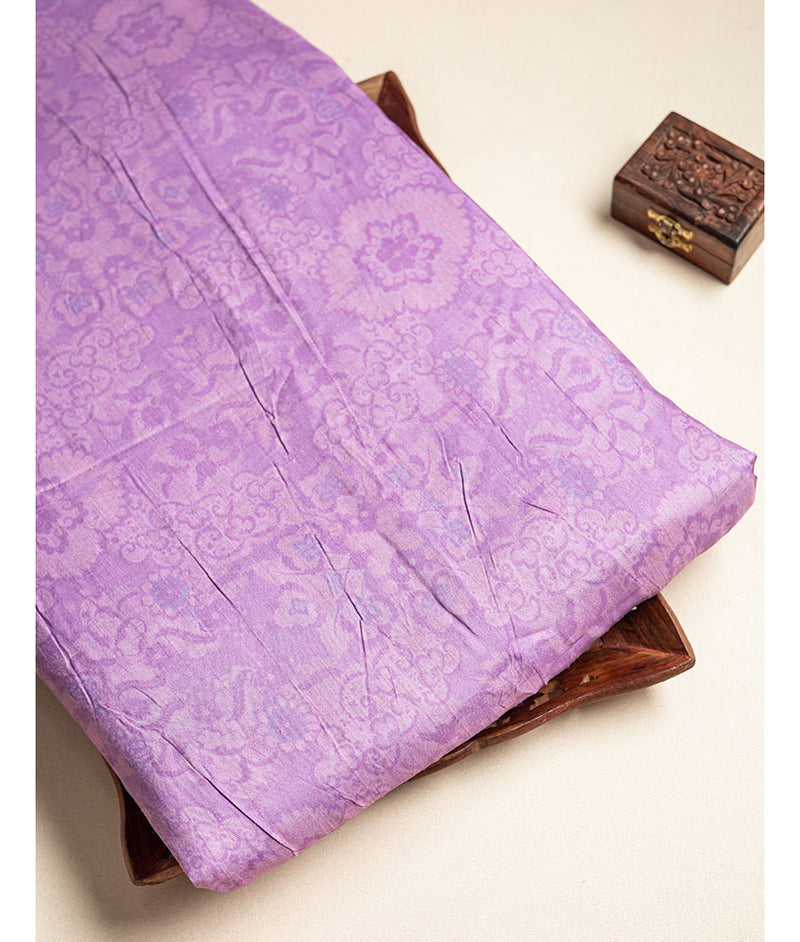 SOFT SILK IKAT DIGITAL PRINTED FABRIC