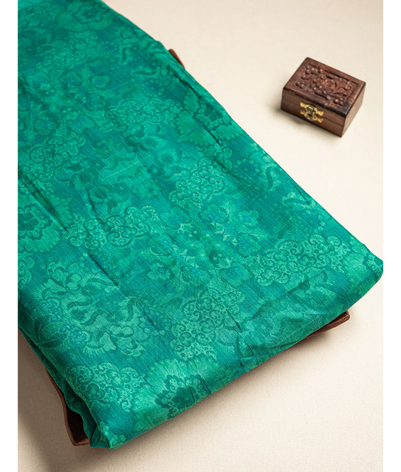 SOFT SILK IKAT DIGITAL PRINTED FABRIC
