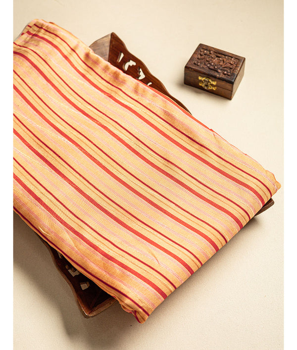 Semi tussar printed fabric