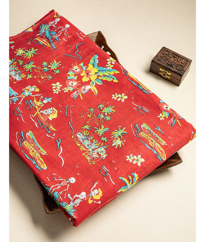 Cotton printed fabric