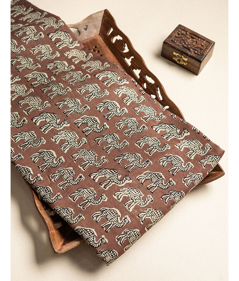 SOFT CHANDERI PRINTED FABRIC