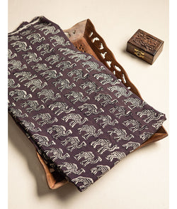 SOFT CHANDERI PRINTED FABRIC