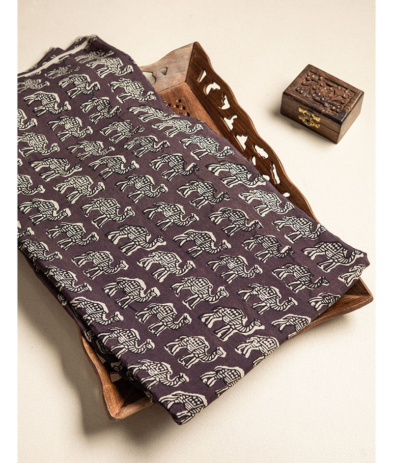 SOFT CHANDERI PRINTED FABRIC