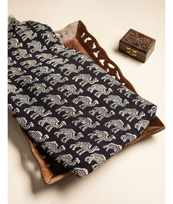 SOFT CHANDERI PRINTED FABRIC