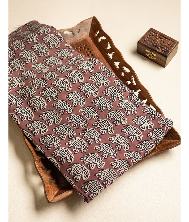 SOFT CHANDERI PRINTED FABRIC