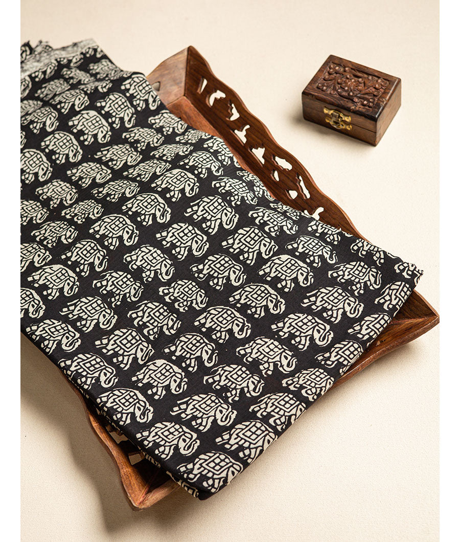SOFT CHANDERI PRINTED FABRIC