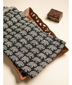 SOFT CHANDERI PRINTED FABRIC