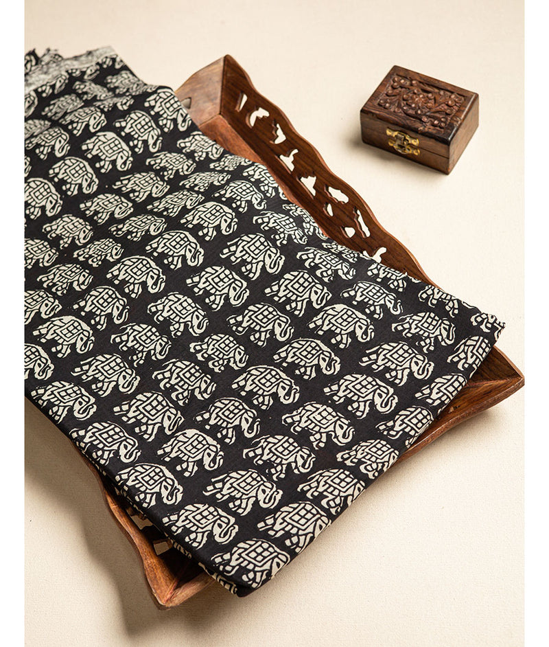 SOFT CHANDERI PRINTED FABRIC