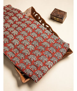SOFT CHANDERI PRINTED FABRIC