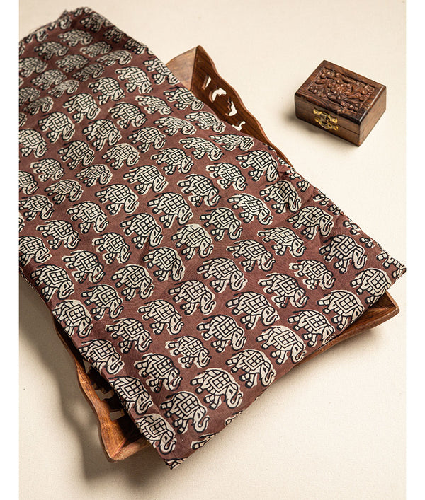 SOFT CHANDERI PRINTED FABRIC