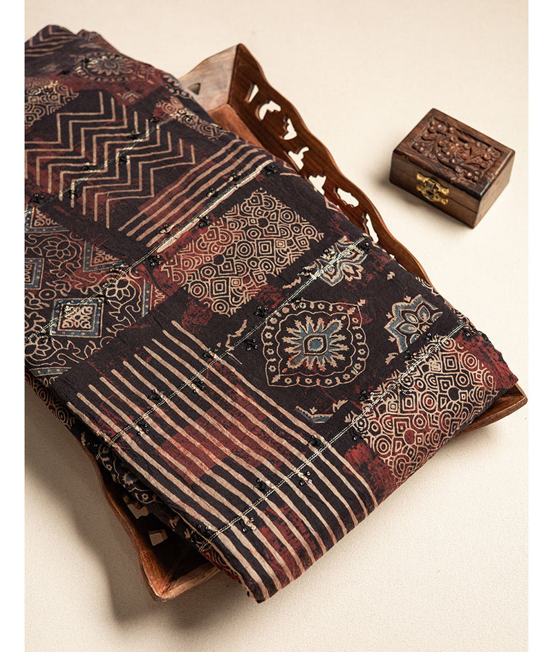 CHANDERI SILK SEQUENCE FABRIC