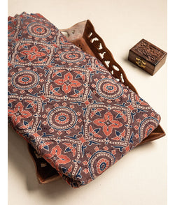 COTTON KANTHA AJRAKH FABRIC